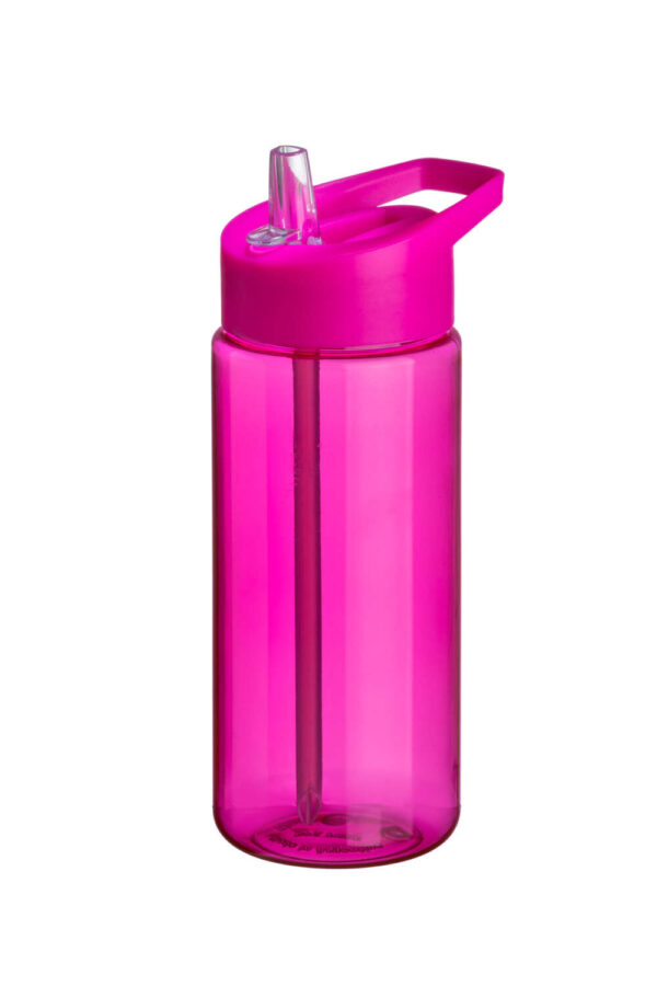 Botella Deportiva Recta Fucsia Pack x 10 Unid