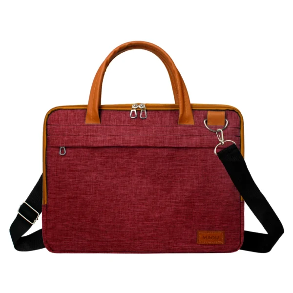 Maletin Porta Notebook 15.6 Organizador Impermeable Rojo Exclusivo - Image 4