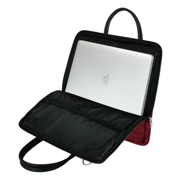 Maletin Porta Notebook 15.6 Organizador Impermeable Rojo Exclusivo - Image 3