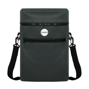 Mochila Bolso Matero 2 En 1 Porta Termo 1.4l Tiana Gris Exclusivo
