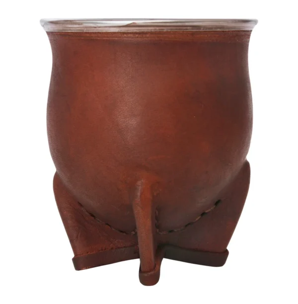 Mate Uruguayo Artesanal Camionero Cuero Premium - Image 6