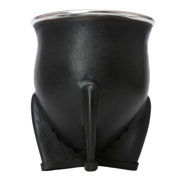 Mate Uruguayo Artesanal Camionero Cuero Premium - Image 2