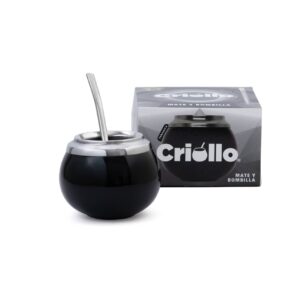 Mate Criollo Negro Pack x4