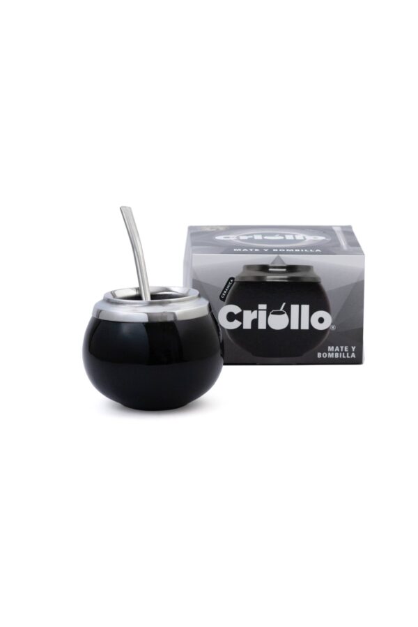 Mate Criollo Negro Pack x4