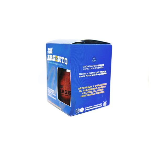 Mate Madera y Acero inox "Argento" Pack x4 - Image 3