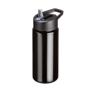 Botella Deportiva Recta Negro Pack x 10 Unid