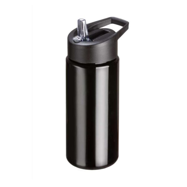 Botella Deportiva Recta Negro Pack x 10 Unid