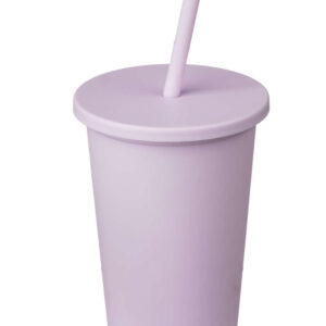 Vaso Con Sorbete Lila Pastel Pack de 10 Unid