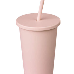 Vaso Con Sorbete Rosa Pastel Pack de 10 Unid
