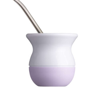 Mate Classic Blanco y Lila Pack de 10 Unid