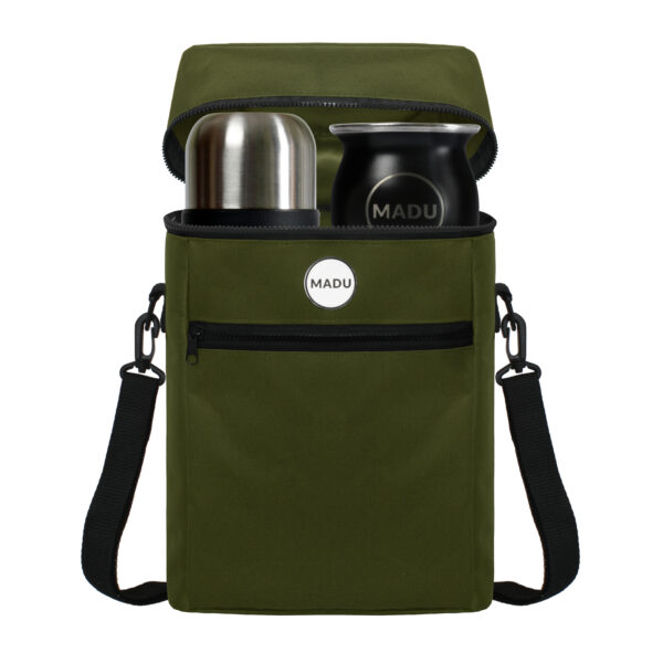 Mochila Bolso Matero 2 En 1 Porta Termo 1.4l Tiana Verde Exclusivo - Image 2