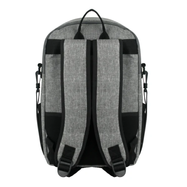 Mochila Bolso Matero Porta Notebook Impermeable Andes Gris Exclusivo - Image 4