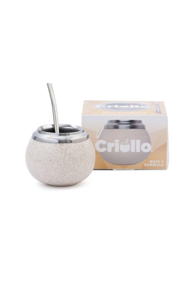 Mate Criollo Blanco Pack x4