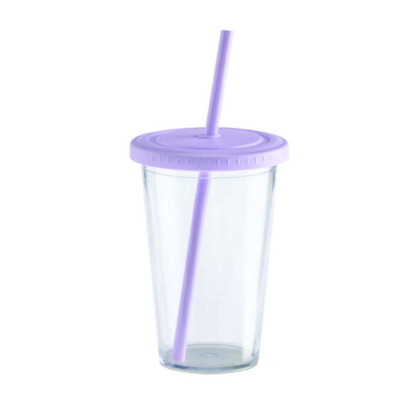 Vaso Cristal Lila Pack de 10 Unid