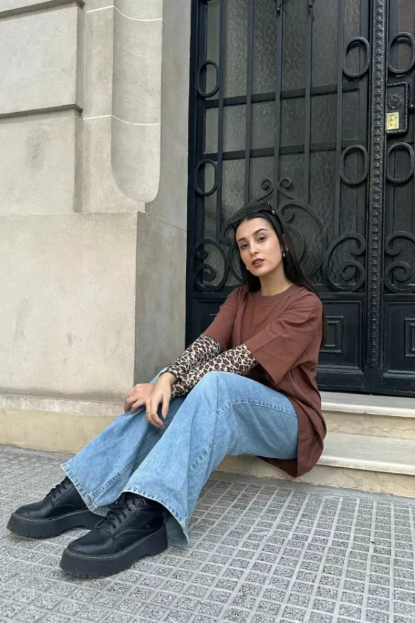 Remera Oversize Liso Amplia Aesthetic 100% Algodon Premium