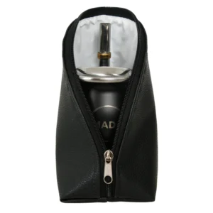 Estuche Porta Mate Ecocuero Impermeable Con Cierre Madu Negro