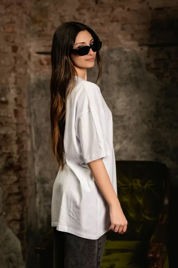Remera Oversize Liso Amplia Aesthetic 100% Algodon Premium - Image 3